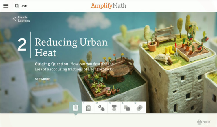 math lesson brief screen