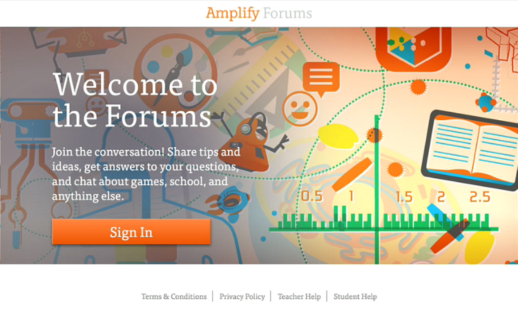 forums sign in page