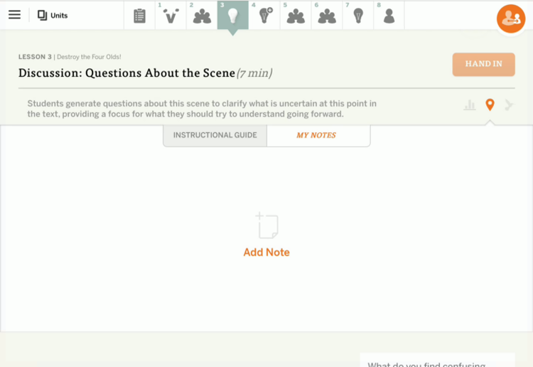 generic activity screen