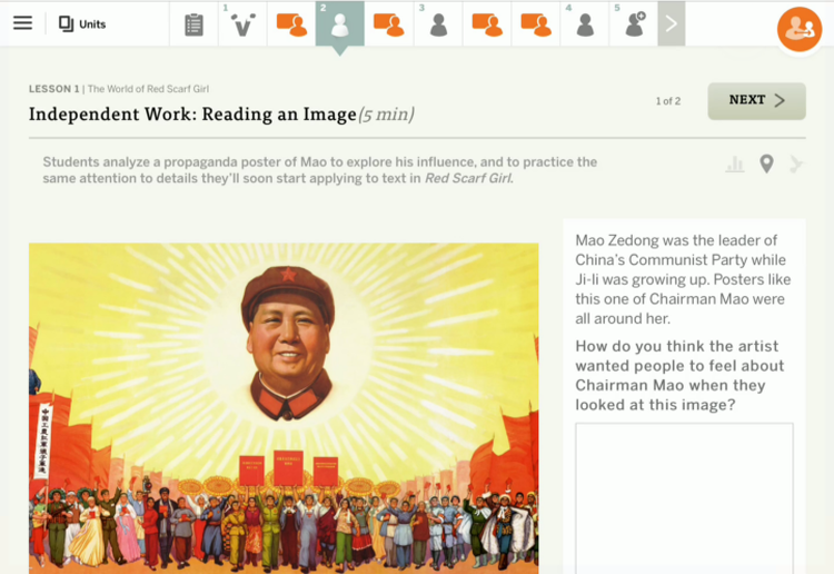teacher lesson activity level example