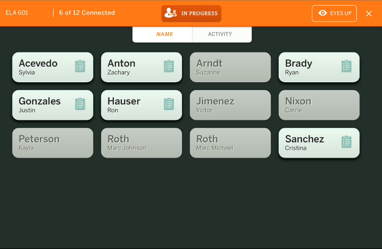 student status roster